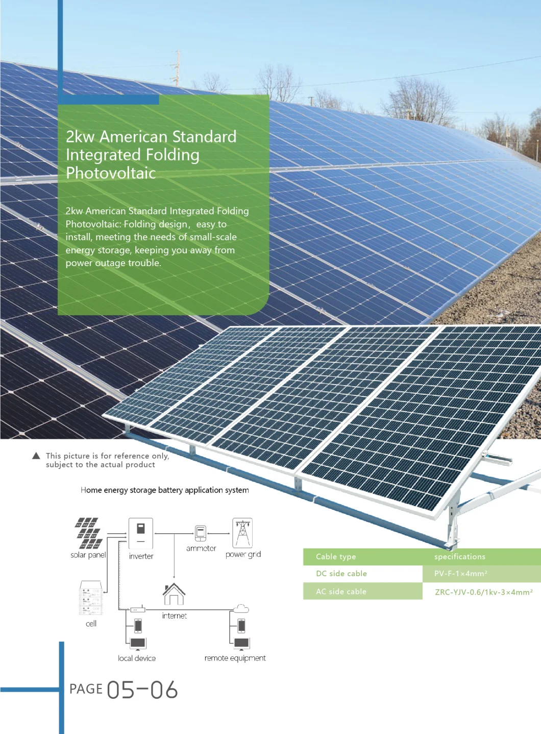 2kw/3kw/5kw All-in-One off-Grid Energy Storage Solar System for Home