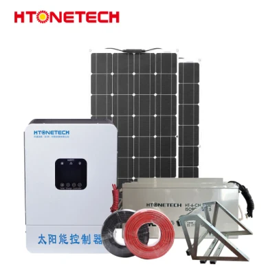 Htonetech 3kw 8kw 10kw 그리드 태양광 시스템 전체 세트 공장 중국 임대 아파트용 8kw 10kw 54kw 태양 에너지 시스템