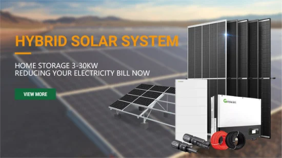 홈 에너지, 온/오프 그리드 태양 전지 패널, 홈 스토리지 전력 시스템, 가격 5kw, 8kw, 10kw, 12kw, 15kw, 20kw, 30kw, Growatt Deye EU, 완전한 배터리 하이브리드 태양열 시스템