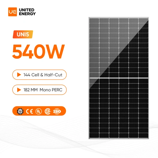 양면 Perc 단결정 하프 컷 셀 태양 전지 패널 48 볼트 450W 500W 540W 545W 535W 550W BIPV 태양 전지 패널